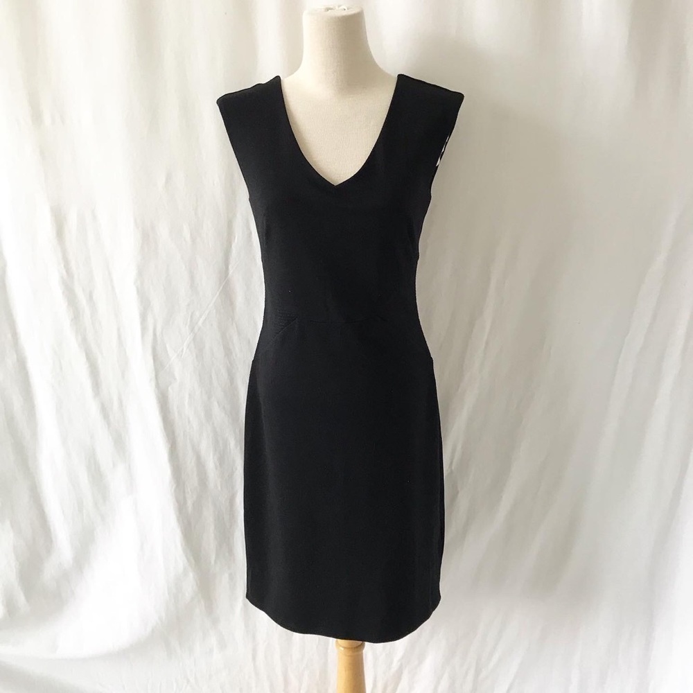 DKNY black fitted dress size 0